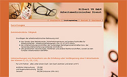 Screenshoot von www.arbeitsmedizin-vogtland.de