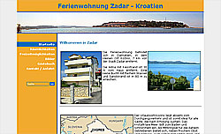 Screenshoot von www.ferienwohnungen-zadar.de