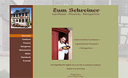 Screenshoot von www.gasthaus-zum-schreiner.de