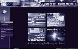 Screenshoot von www.metallbau-heckel.de