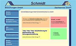 Screenshoot von www.schmidtbedachungen.de