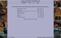 Screenshoot von www.schrott-annahme.de