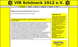 Screenshoot von www.vfbschoeneck1912.de