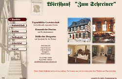 Screenshoot von www.wirtshaus-zum-schreiner.de