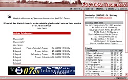 Screenshoot von www.fsv-treuen.de
